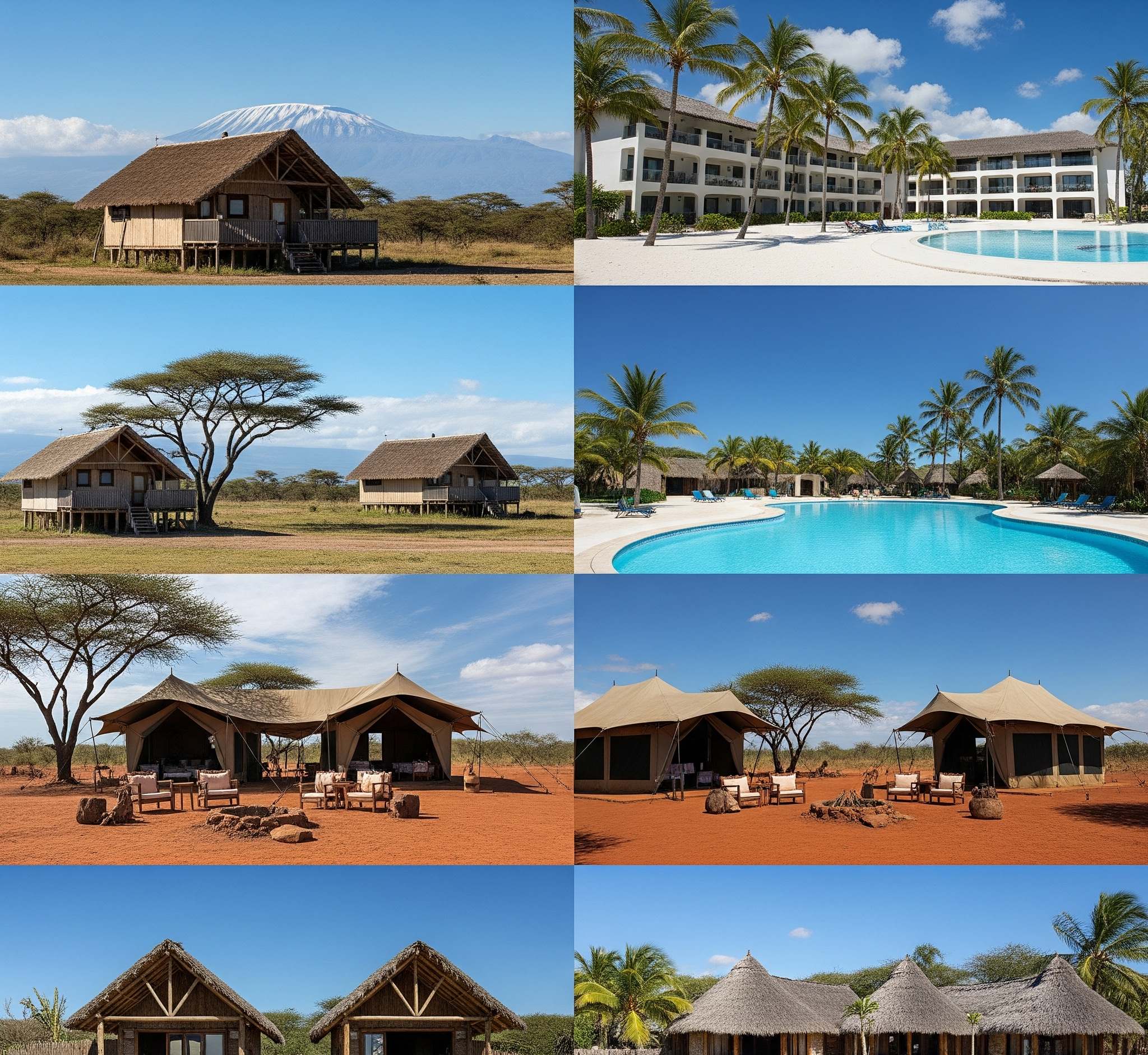 Safari lodges and luxury tents collection in Kenya - Click to explore safari accommodations